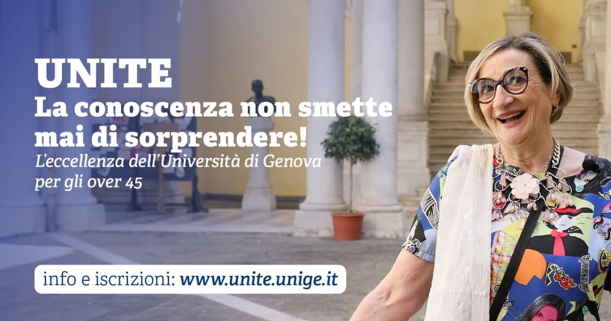 Università della Terza Età, riaprono le iscrizioni ai corsi di UniGe rivolti ai senior