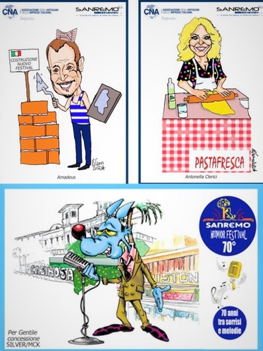 Festival di Sanremo: in arrivo le cartoline di Lupo Alberto e di Tiziano Riverso Festival di Sanremo: in arrivo le cartoline di Lupo Alberto e di Tiziano Riverso