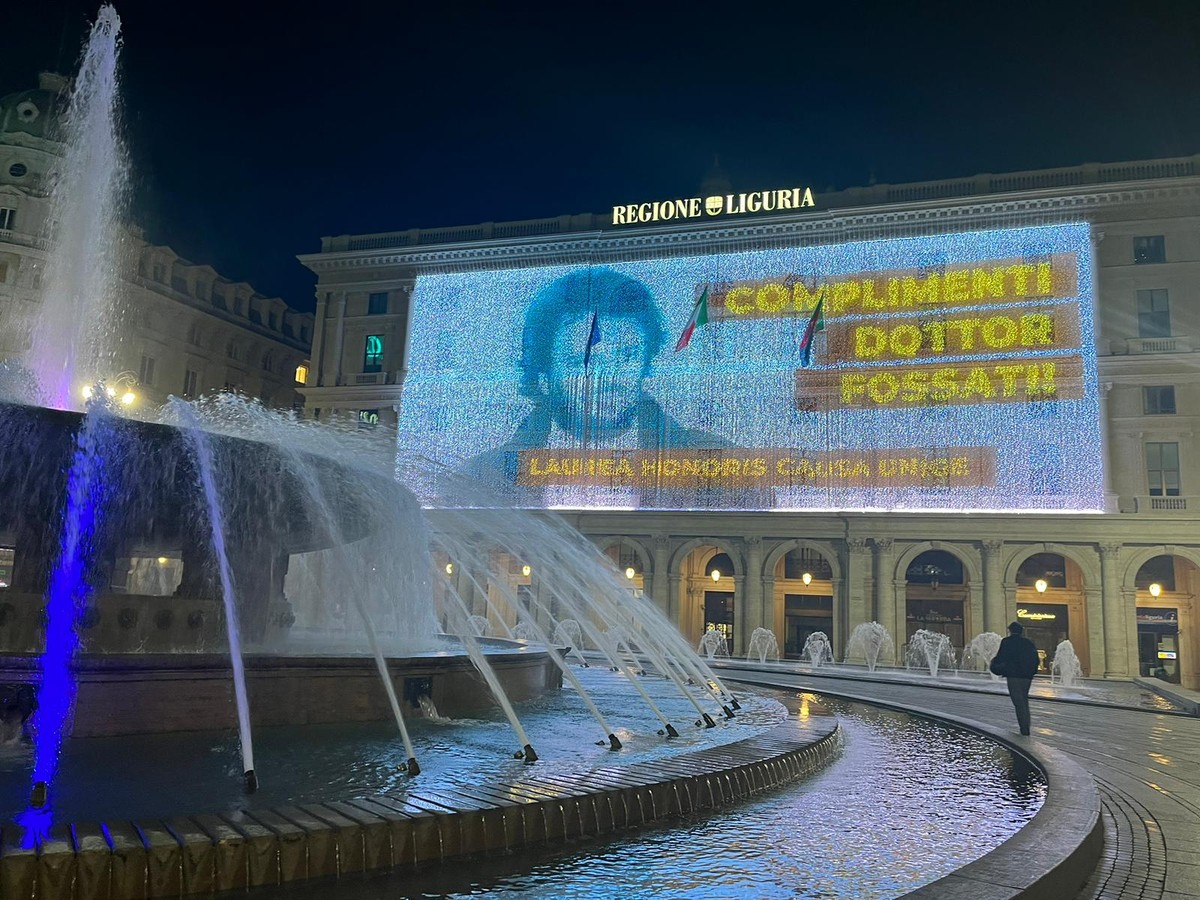 Il maxischermo in Regione celebra Ivano Fossati