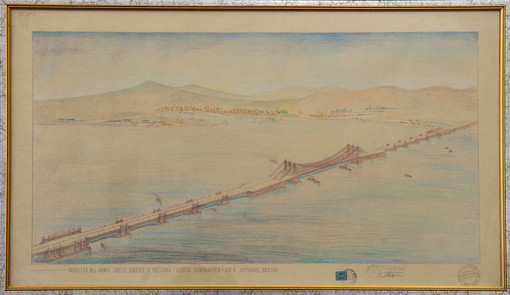 Una mostra a Genova con i progetti del ponte sullo stretto di Messina (Foto)