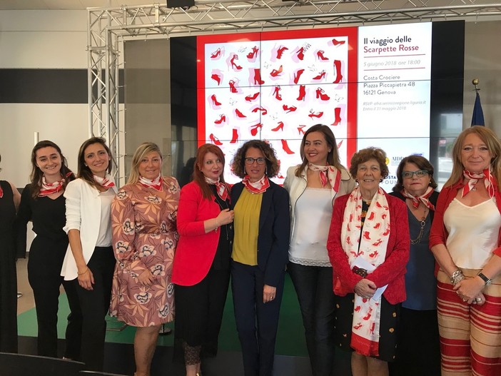 Regione, le 'Scarpette Rosse' in viaggio a sostegno delle donne vittime di violenza Regione, le 'Scarpette Rosse' in viaggio a sostegno delle donne vittime di violenza