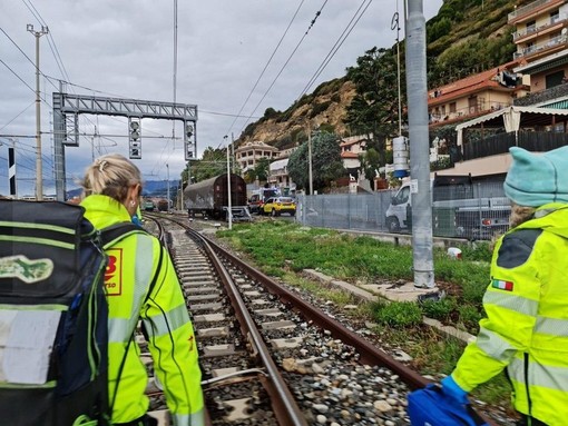 Incidente sulla linea ferroviaria nel ponente: ripresa la circolazione dei treni