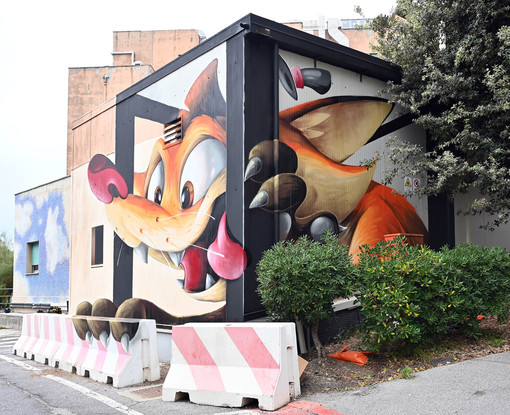 "Gaslini Art Project", inaugurati oggi due nuovi murales degli artisti Scaf e Rouge