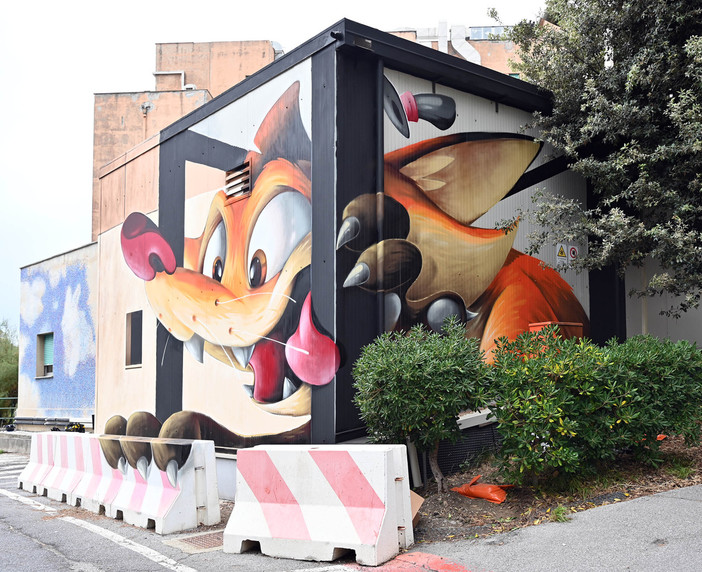 "Gaslini Art Project", inaugurati oggi due nuovi murales degli artisti Scaf e Rouge "Gaslini Art Project", inaugurati oggi due nuovi murales degli artisti Scaf e Rouge