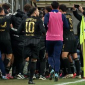 Cuppone, autore del secondo gol chiavarese (foto di Gabriele Siri)
