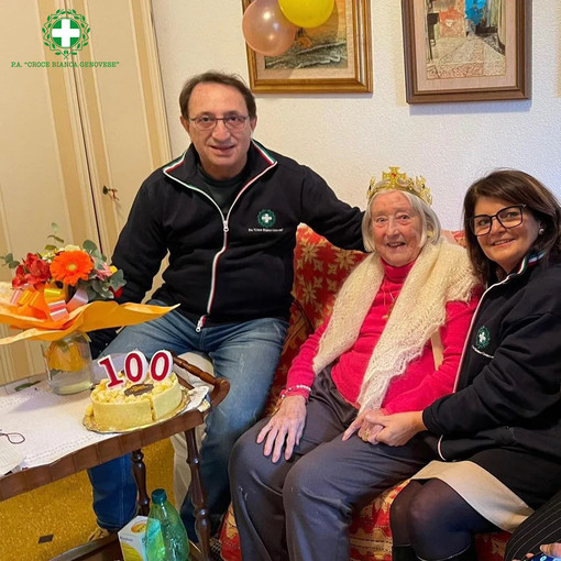 Telesoccorso in Croce Bianca: festeggiati i 100 anni della signora Paolina Telesoccorso in Croce Bianca: festeggiati i 100 anni della signora Paolina