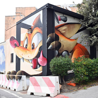 "Gaslini Art Project", inaugurati oggi due nuovi murales degli artisti Scaf e Rouge