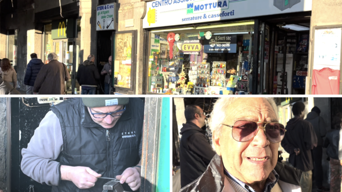 Nuove botteghe storiche: Giovanni Steri, l'uomo che conosce i segreti di ogni serratura Nuove botteghe storiche: Giovanni Steri, l'uomo che conosce i segreti di ogni serratura