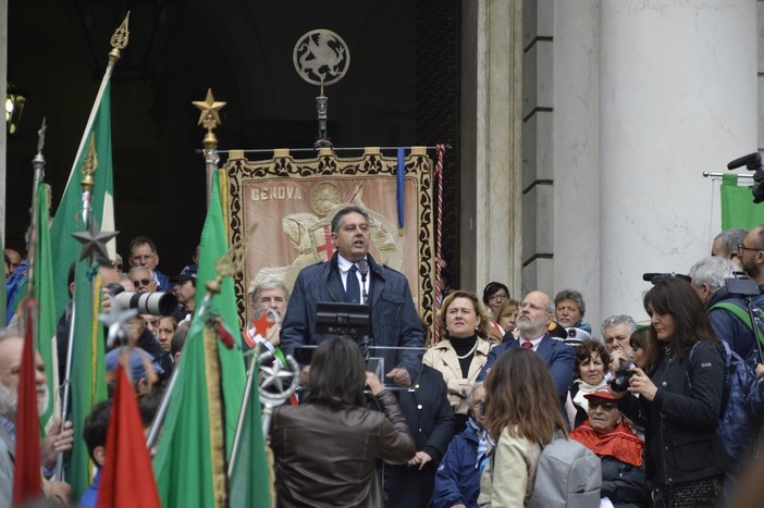 Toti per il 25 Aprile: "Oggi a Genova lo spirito della Resistenza" Toti per il 25 Aprile: "Oggi a Genova lo spirito della Resistenza"