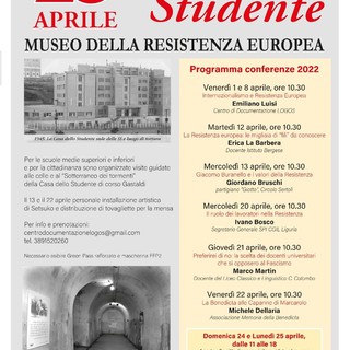 25 aprile, La Casa dello Studente organizza visite e conferenze sulla storia della Resistenza Europea