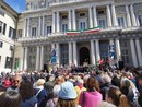 25 aprile: fischi a Toti e Bucci alla celebrazione in piazza Matteotti (foto e video)