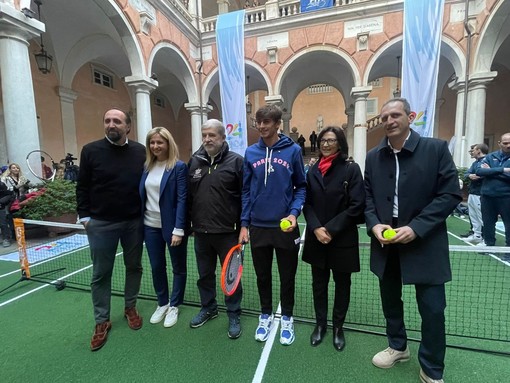 Matteo Arnaldi e Diego Nargiso: tennis d'elite nel cuore di Genova a palazzo Tursi