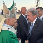 Rimini, il presidente Bucci ha incontrato Papa Leone XIV: "Lo aspettiamo nella nostra Liguria" Rimini, il presidente Bucci ha incontrato Papa Leone XIV: "Lo aspettiamo nella nostra Liguria"
