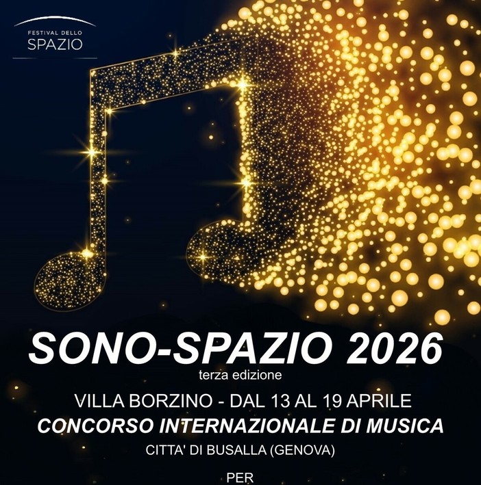 Musica a Busalla, torna il concorso internazionale: Villa Borzino ospita "Sono - Spazio 2026"