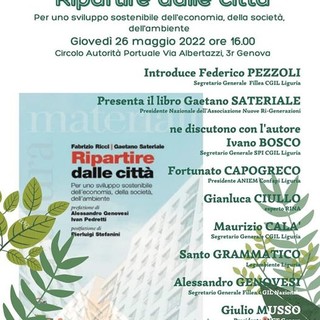 Ripartire dalle città, giovedì la presentazione al Cap di via Albertazzi