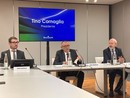 Da sinistra il direttore generale Enzo Cazzullo, il presidente Tino Cornaglia e il vicepresidente Pierpaolo Stra Da sinistra il direttore generale Enzo Cazzullo, il presidente Tino Cornaglia e il vicepresidente Pierpaolo Stra