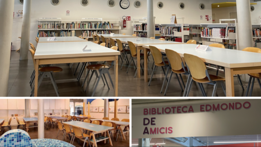 Biblioteca De Amicis, dopo la polemica sulla mancanza di prese elettriche si rifà il look con nuovi tavoli