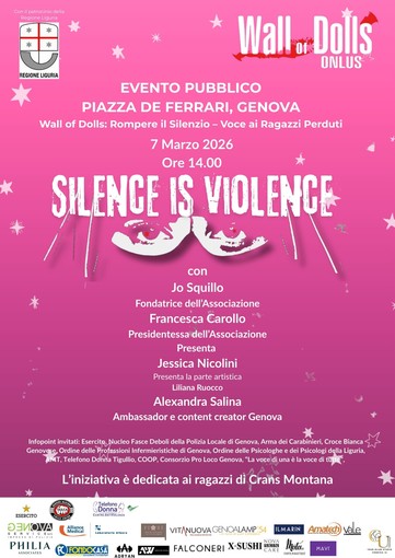 Giornata internazionale della donna: Genova e Portofino in campo con Wall of Dolls contro la violenza di genere Giornata internazionale della donna: Genova e Portofino in campo con Wall of Dolls contro la violenza di genere