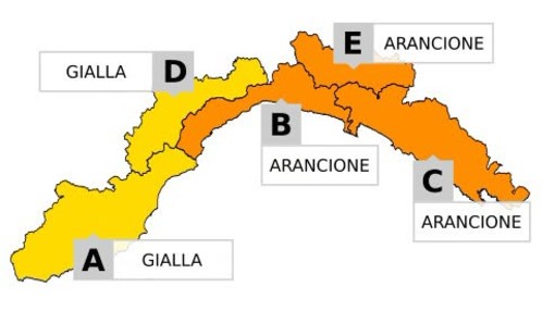 Maltempo, l’allerta sale ad arancione: Genova e Levante dalle 3 alle 15 di domani Maltempo, l’allerta sale ad arancione: Genova e Levante dalle 3 alle 15 di domani