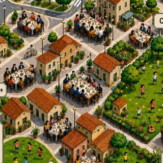 Coronata si ritrova a tavola: stasera la cena di comunità diffusa tra giochi, incontri e condivisione
