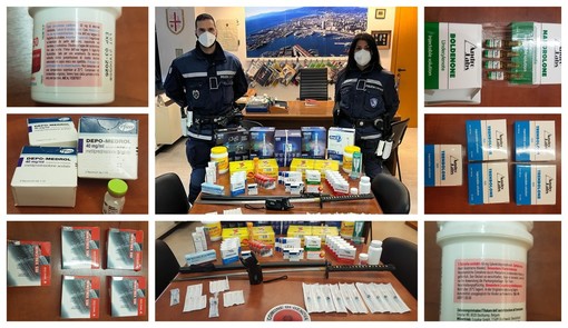 Anabolizzanti vietati in vendita in una palestra abusiva a Cornigliano: denunciati il gestore e un suo collaboratore (Foto)