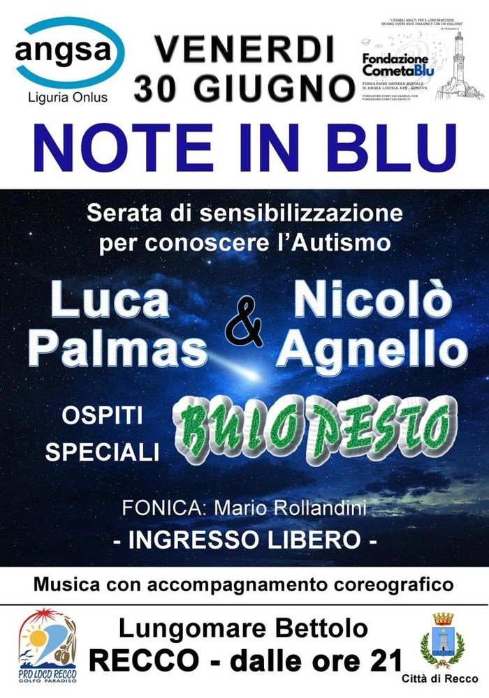 Il 30 giugno a Recco una serata di sensibilizzazione per conoscere l'autismo Il 30 giugno a Recco una serata di sensibilizzazione per conoscere l'autismo