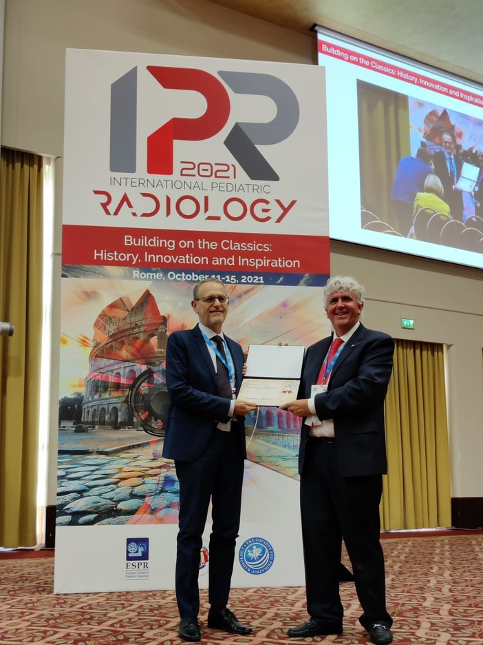 Andrea Rossi del Gaslini nominato membro onorario dell'American society for pediatric radiology