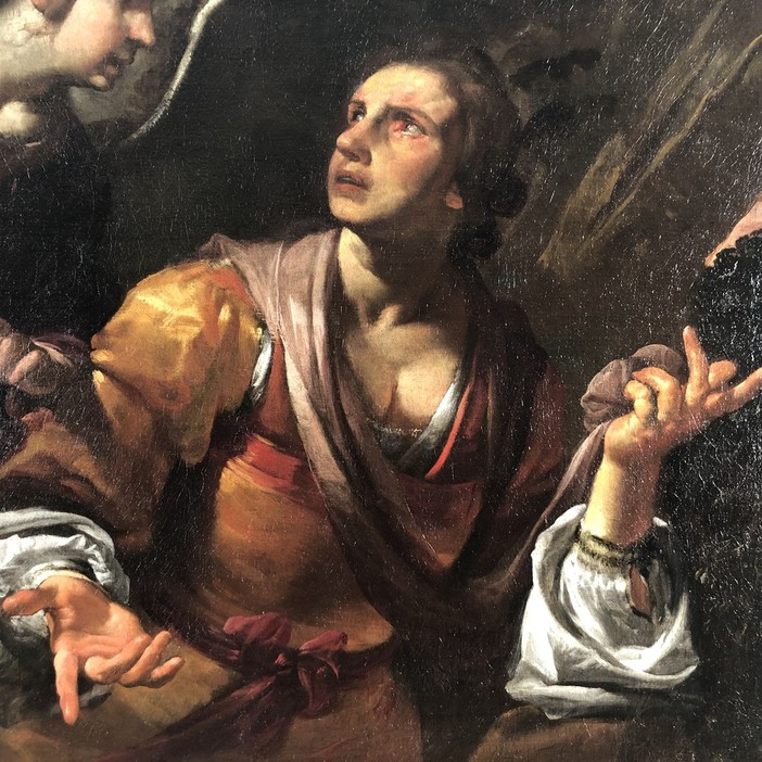 Arte, restaurato il dipinto “Agar e l’Angelo”  di Gioacchino Assereto