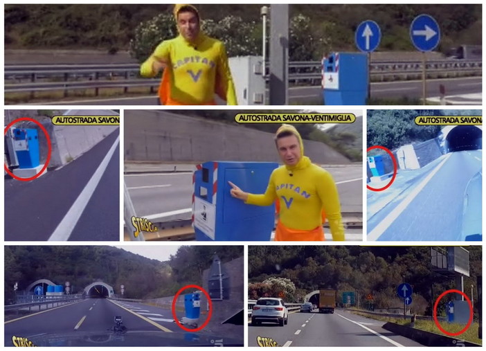 'Striscia la Notizia' tra gli autovelox della A10: secondo il Tg satirico sono 'invisibili' per gli automobilisti (VIDEO)