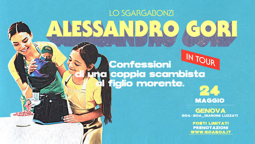 "Confessioni di una coppia scambista al figlio morente", lo spettacolo di Alessandro Gori ai Giardini Luzzati "Confessioni di una coppia scambista al figlio morente", lo spettacolo di Alessandro Gori ai Giardini Luzzati
