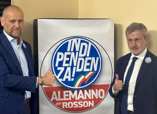 Alessandro Rosson con Gianni Alemanno Alessandro Rosson con Gianni Alemanno