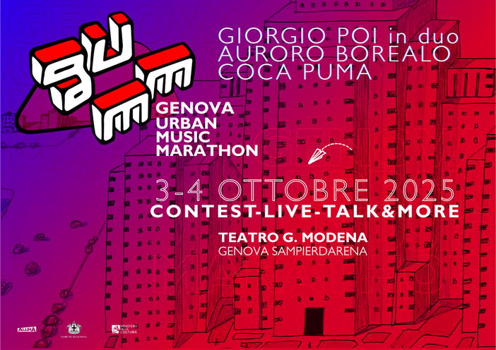 Sampierdarena diventa capitale dell’indie, al teatro Modena arriva GUMM