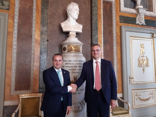Tursi, incontro tra il vicesindaco Piciocchi e l'ambasciatore georgiano Surguladze Tursi, incontro tra il vicesindaco Piciocchi e l'ambasciatore georgiano Surguladze