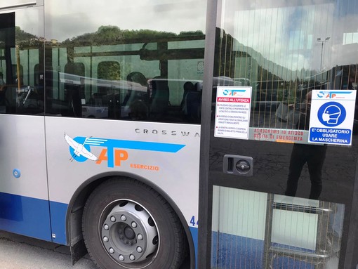 Mascherine a bordo, Atp: le sanzioni spettano a polizia locale