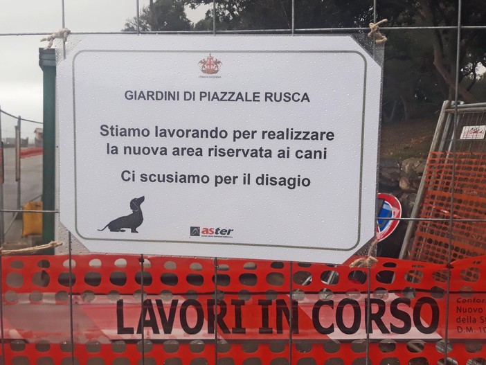 Partito il cantiere a Quinto per la realizzazione di una nuova area per i cani (FOTO)