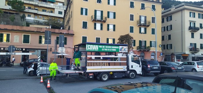 Amiu, da martedì 10 febbraio nuova postazione Ecovan in via Burlando