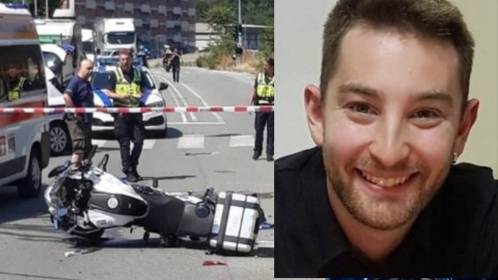 Schianto a Struppa, morto l’agente della Locale coinvolto nell’incidente: si chiamava Alessio Gaglia