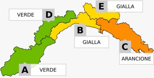 Allerta meteo: piogge e temporali fino a domani sul centro levante regionale Allerta meteo: piogge e temporali fino a domani sul centro levante regionale