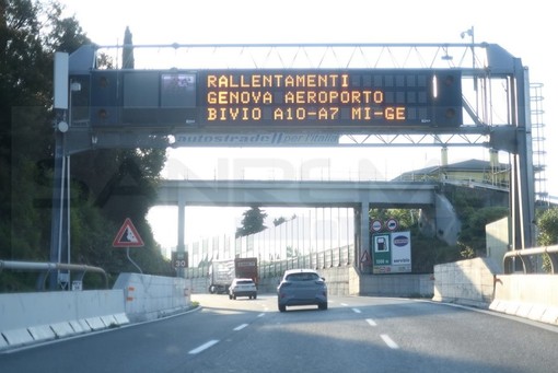 A10 Genova-Savona: dal 7 marzo il ramo di svincolo esterno Genova Aeroporto sarà chiuso per tre notti