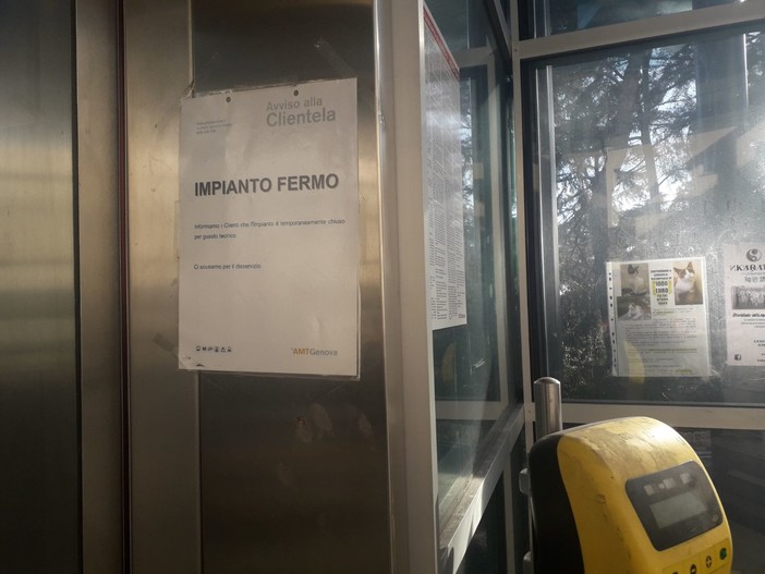 L'ascensore di Villa Scassi L'ascensore di Villa Scassi