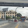 La strada Aurelia nei pressi del casello autostradale di Genova Pra' La strada Aurelia nei pressi del casello autostradale di Genova Pra'
