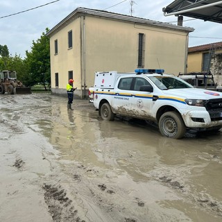 Alluvione in Emilia Romagna, la protezione civile del savonese in aiuto della popolazione: &quot;Situazione precaria, strade al limite della transitabilità&quot; (FOTO E VIDEO)