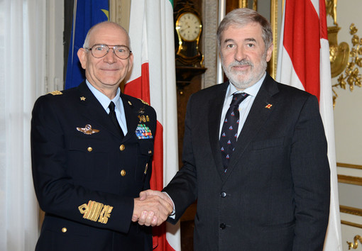 Bucci incontra il capo di stato maggiore dell'Aeronautica Militare Alberto Rosso Bucci incontra il capo di stato maggiore dell'Aeronautica Militare Alberto Rosso