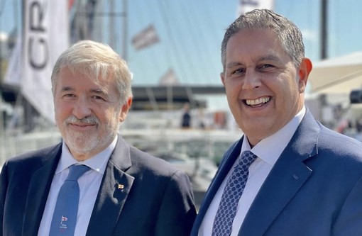 Giovanni Toti con Marco Bucci Giovanni Toti con Marco Bucci