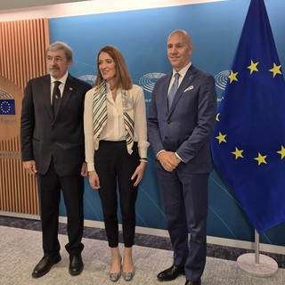 Liguria e Piemonte protagoniste a Bruxelles: Bucci e Cirio incontrano Roberta Metsola