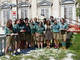 La bandiera di Genova al Campo Nazionale Scout in Piemonte