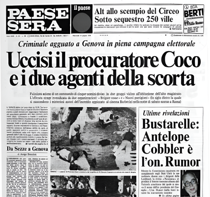 Terrorismo, il figlio del carabiniere Deiana ucciso a Genova dalle Brigate Rosse: "Riesco a ricordare grazie a mia figlia" Terrorismo, il figlio del carabiniere Deiana ucciso a Genova dalle Brigate Rosse: "Riesco a ricordare grazie a mia figlia"