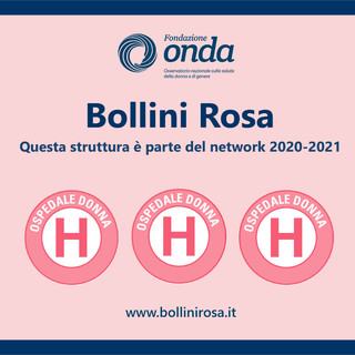 Open Week Salute della Donna: dal 20 al 26 aprile anche la Liguria apre le porte degli ospedali con i bollini rosa della fondazione onda