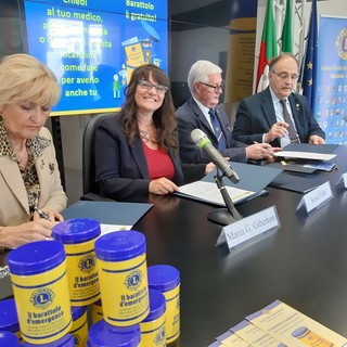 Lions e Regione Liguria insieme per il progetto "Il barattolo dell'emergenza"