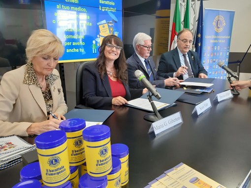 Lions e Regione Liguria insieme per il progetto "Il barattolo dell'emergenza" Lions e Regione Liguria insieme per il progetto "Il barattolo dell'emergenza"